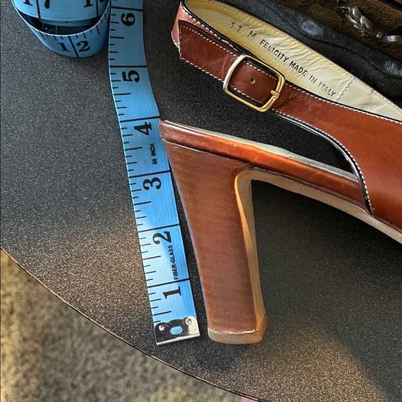 Vintage Bally Women's Brown Slingback Heels, Size 11M - Picture 8 of 8